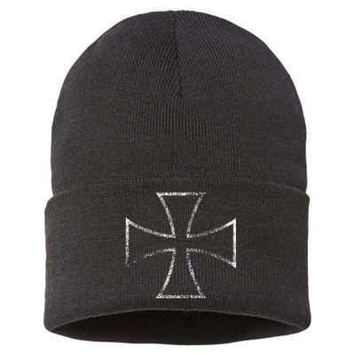 Iron Cross Bikers Sustainable Knit Beanie