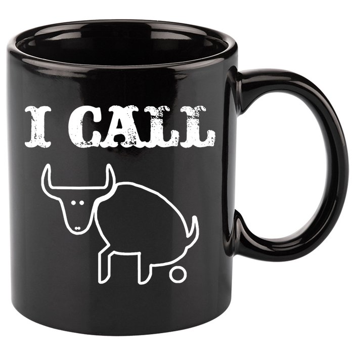 I Call Bull Shit 11oz C Handle Ceramic Mug