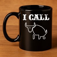 I Call Bull Shit 11oz C Handle Ceramic Mug