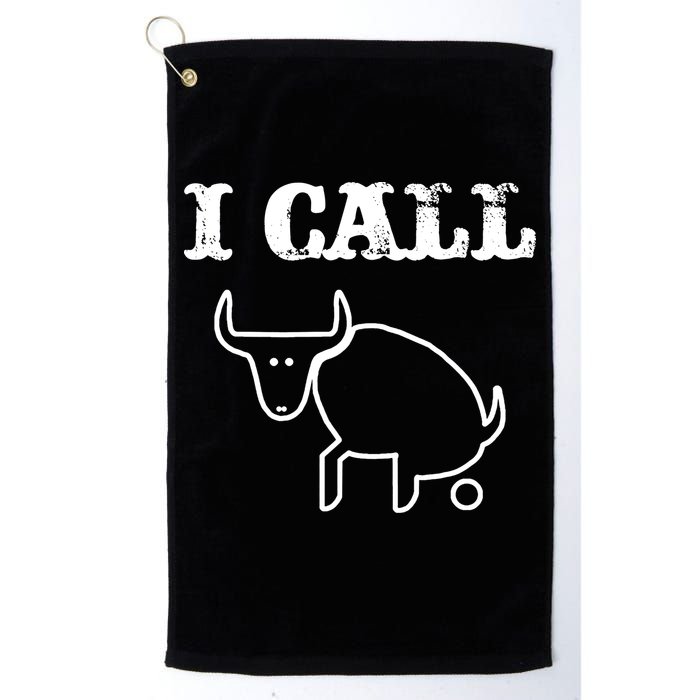 I Call Bull Shit Golf Towel