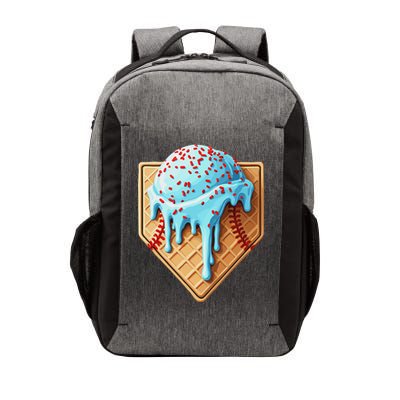 Ice Cream Baseball Drip Home Plate Dripping Vector Backpack