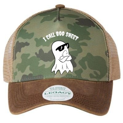 I Call Boo Sheet Halloween Legacy Tie Dye Trucker Hat