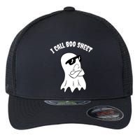I Call Boo Sheet Halloween Flexfit Unipanel Trucker Cap