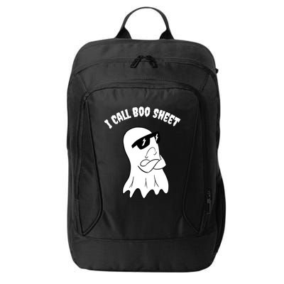 I Call Boo Sheet Halloween City Backpack
