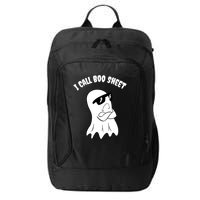 I Call Boo Sheet Halloween City Backpack
