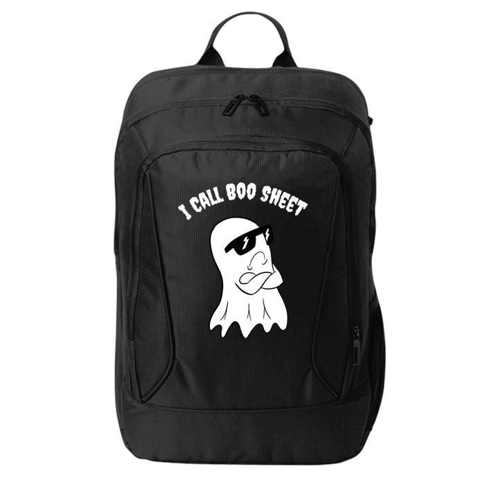 I Call Boo Sheet Halloween City Backpack