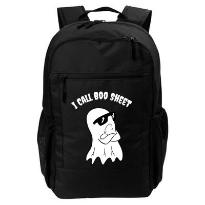 I Call Boo Sheet Halloween Backpack
