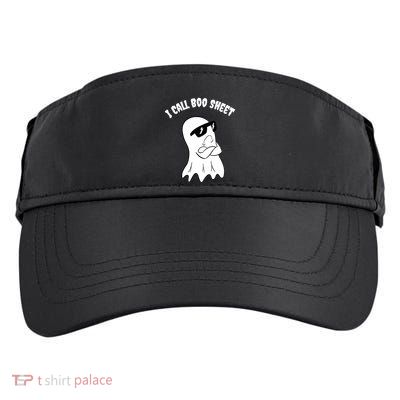 I Call Boo Sheet Halloween Adult Drive Performance Visor