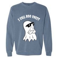 I Call Boo Sheet Halloween Garment-Dyed Sweatshirt