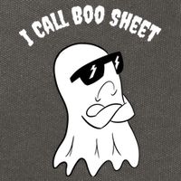 I Call Boo Sheet Halloween Cotton Canvas Backpack