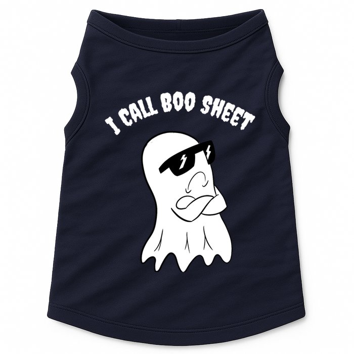 I Call Boo Sheet Halloween Doggie Tank