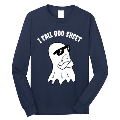 I Call Boo Sheet Halloween Long Sleeve Shirt