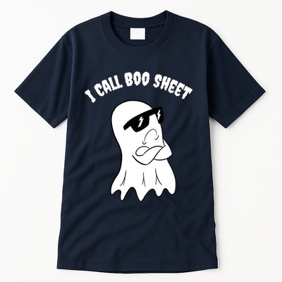 I Call Boo Sheet Halloween Tall T-Shirt