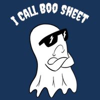 I Call Boo Sheet Halloween Sustainable Bucket Hat