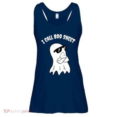 I Call Boo Sheet Halloween Ladies Essential Flowy Tank