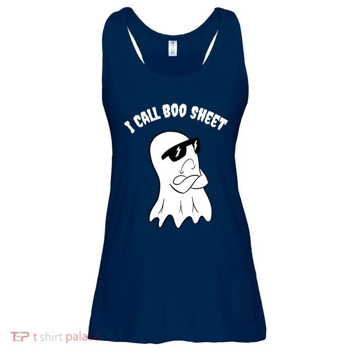 I Call Boo Sheet Halloween Ladies Essential Flowy Tank