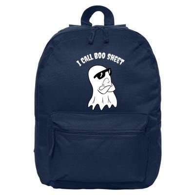 I Call Boo Sheet Halloween 16 in Basic Backpack