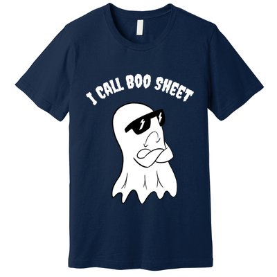 I Call Boo Sheet Halloween Premium T-Shirt