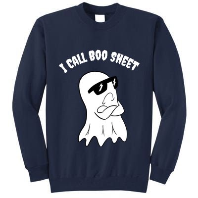 I Call Boo Sheet Halloween Tall Sweatshirt