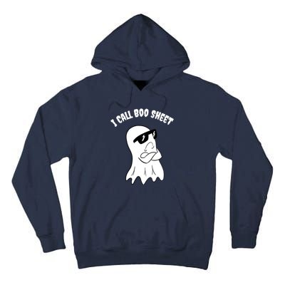 I Call Boo Sheet Halloween Tall Hoodie