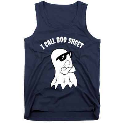 I Call Boo Sheet Halloween Tank Top