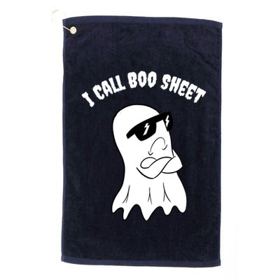 I Call Boo Sheet Halloween Golf Towel