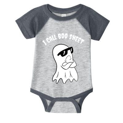 I Call Boo Sheet Halloween Infant Baby Jersey Bodysuit