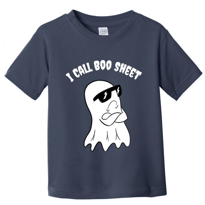 I Call Boo Sheet Halloween Toddler T-Shirt