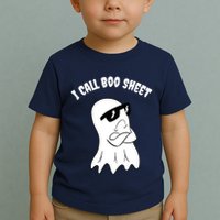 I Call Boo Sheet Halloween Toddler T-Shirt