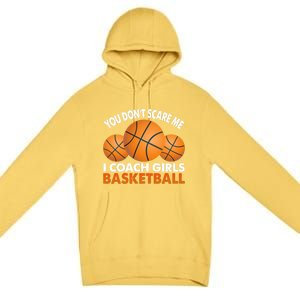 I Coach Basketball Coaching Sport Basket Ball Gift Premium Pullover Hoodie