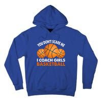 I Coach Basketball Coaching Sport Basket Ball Gift Tall Hoodie