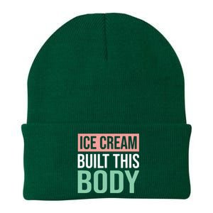 Ice Cream Built This Body Ice Cream Lover Knit Cap Winter Beanie