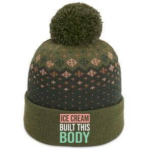 Ice Cream Built This Body Ice Cream Lover The Baniff Cuffed Pom Beanie