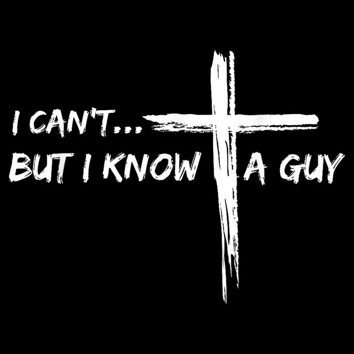I CanT But I Know A Guy Cross Religious Jesus Christian 7-Panel Snapback Hat