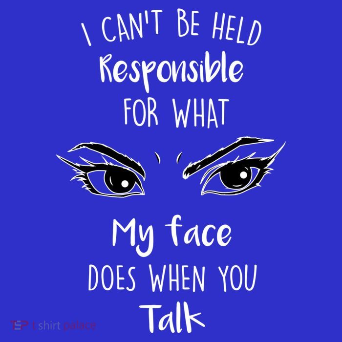 I Can't Be Held Responsible What My Face Does When You Talk Gift Ladies Essential Flowy Tank
