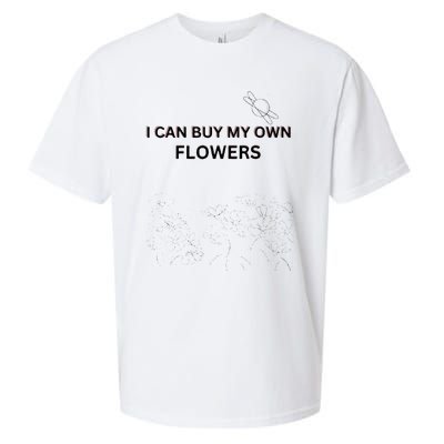 I Can Buy My Own Flowers Sueded Cloud Jersey T-Shirt