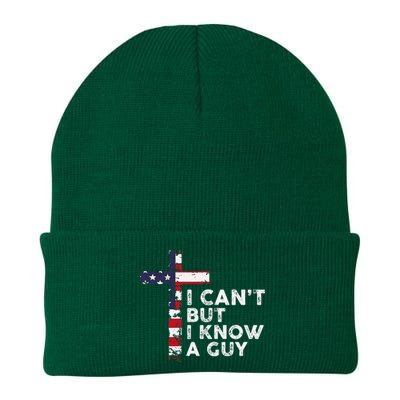 I CanT But I Know A Guy Jesus Christ Usa Christian Knit Cap Winter Beanie