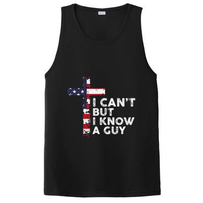 I CanT But I Know A Guy Jesus Christ Usa Christian PosiCharge Competitor Tank