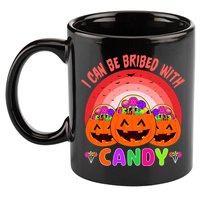 I Can Be Bribed With Candy 11oz C Handle Ceramic Mug