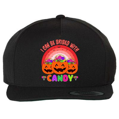 I Can Be Bribed With Candy Wool Snapback Cap