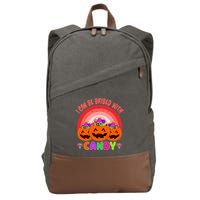 I Can Be Bribed With Candy Cotton Canvas Backpack