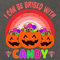 I Can Be Bribed With Candy Cotton Canvas Backpack