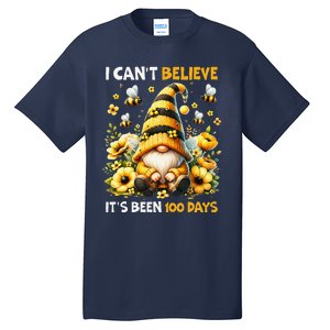 I CanT Believe Its Been 100 Days Bee Gnome Teacher Student Tall T-Shirt