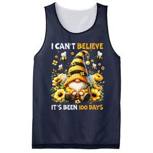 I CanT Believe Its Been 100 Days Bee Gnome Teacher Student Mesh Reversible Basketball Jersey Tank