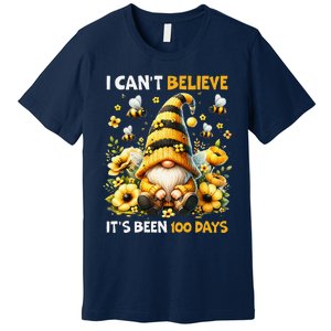 I CanT Believe Its Been 100 Days Bee Gnome Teacher Student Premium T-Shirt