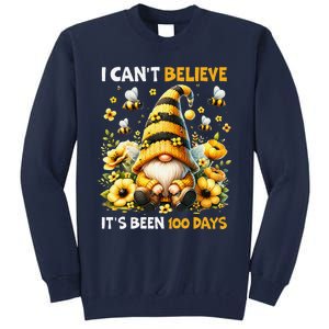 I CanT Believe Its Been 100 Days Bee Gnome Teacher Student Tall Sweatshirt