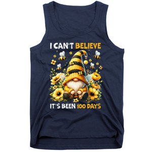 I CanT Believe Its Been 100 Days Bee Gnome Teacher Student Tank Top