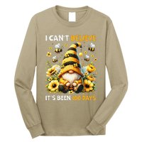 I CanT Believe Its Been 100 Days Bee Gnome Teacher Student Long Sleeve Shirt