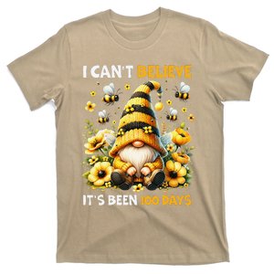 I CanT Believe Its Been 100 Days Bee Gnome Teacher Student T-Shirt