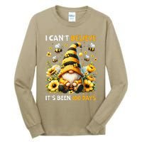 I CanT Believe Its Been 100 Days Bee Gnome Teacher Student Tall Long Sleeve T-Shirt